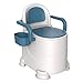 Portable Toilet, Odor Prevention Comfortable Sitting Indoor Commode Seats Movable Bedside Commodes for Elderly Pregnant Women Adults(Soft Seat Ring)