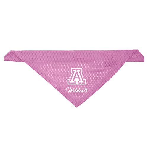 Littlearth Arizona Wildcats Dog Cat Mesh Jersey Bandana Pink L/XL