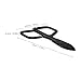 minkissy Small Scissors Beauty Tool Nose Hair Trimmer Stainless Steel Grooming Scissors