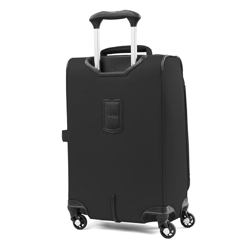 Image of Travelpro Maxlite 5 Softside 2pc Set Expandable Carry On Luggage with 4 Spinner Wheels /Soft Underseat Tote, Lightweight Suitcase, Men and Women, Black