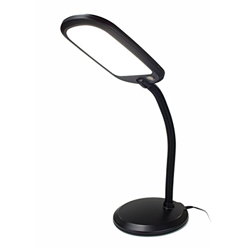 HomeConcept Slim LED Desk Lamp - Full Spectrum, Black