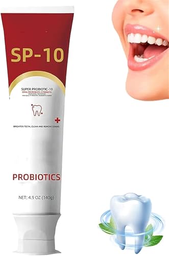 KOTGBEWM Dentifricio SP-10, Dentifricio sbiancante probiotico SP-10, Dentifricio Bright White Probiotics, Dentifricio per la Pulizia Profonda, Smacchiatore per Denti