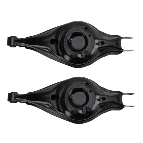 TRQ Rear Lower Rearward 2 Piece Control Arm Driver & Passenger Side Set for Explorer Flex MKS MKT Police Interceptor Special Service Police Sedan Taurus CMS40187 522-797 CP1533