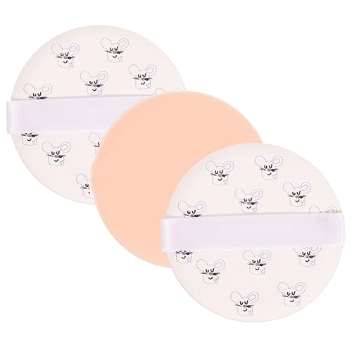 Genérico 3 Piezas Base Puffs Tinte Líquido Hacer Spray Delineador De Labios Espinoso Esponjosas Almohadillas Soporte Delineador De Ojos Esponja Cosmética Reloj De Arena Bolsa