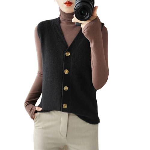 Women's cashmere cardigan Women's cashmere vest cardigan sweater vest Women's cardigan sleeveless sweater