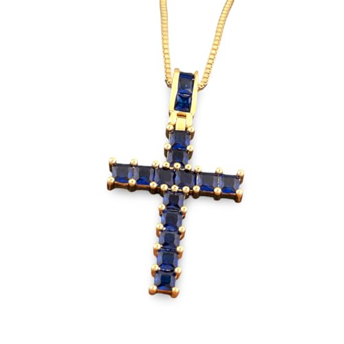 Collier pendentif croix de forme carrée bijoux tendance mixtes