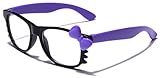 Hello Kitty Kids Baby Toddler Clear Lens Sunglasses Age up to 4 years - Black & Purple
