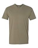 Next Level Cotton Short Sleeve Crew, S, Light Olive