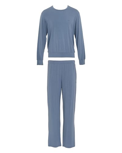 Emporio Armani bas de pyjama homme Tech Wool long de marque - 3