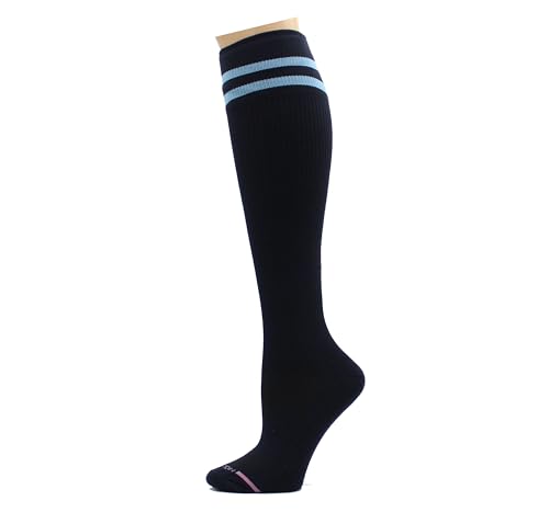Image of Dr. Motion 3 Pairs Therapeutic Graduated Compression Women's Knee-hi Socks
