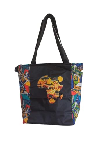 Sac à main style africain bleu pour rompre avec la monotonie des sacs noirs