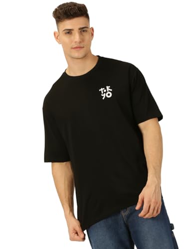 Image of Thomas Scott Men's | Graphic | Half Sleeve | Oversized Fit | Cotton Blend | Crew Collar | Casual Tshirt