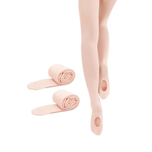 Girls' Ultra Soft Pro Dance Tights Ballet Transition Daily Student Tights (Toddler/Little Kid/Big Kid)