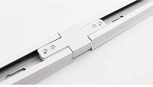 Track/Trackline/Trackway Connector/Jointer for LED Track Lights Corner Connector for 2-Wire Lighting Track Rail (White Body, Straight Connector)-image-10