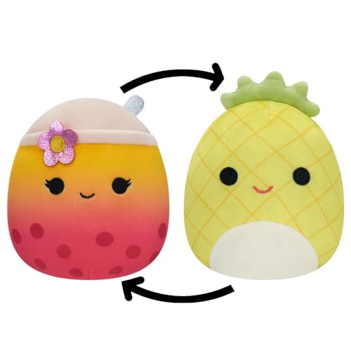 Squishmallows Flip A Mallow 13 cm mini peluche réversible Bergit Maui
