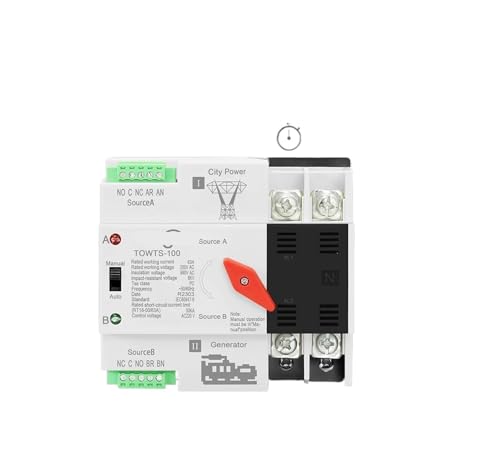Commutateur de transfert automatique 2P 3P 4P 63A 100A