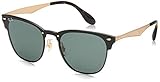 Protective case included Ray-Ban Unisex-Erwachsene 3576n Brillengestelle, Gold (Gold Striped/Graygreen), 41