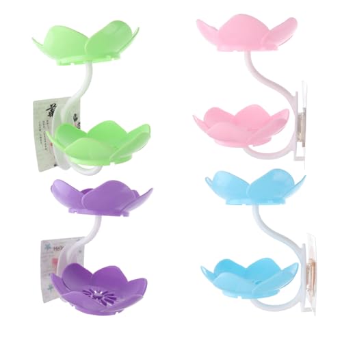 UTHCLO 4er Set Wand Seifenschalen Farbig