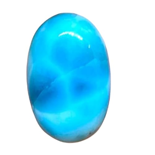 Cabochon larimar naturel 21x13x5mm ovale pour création de bijoux DIY