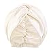 QFE 4 PCS Shower Cap For Women Silk Satin Hair Bonnet for Sleeping Caps For Reusable Waterproof Bonet Curly Sleep Large Gorro De Para Dormir Anti Frizz Bonets Cover Cute Night Protector