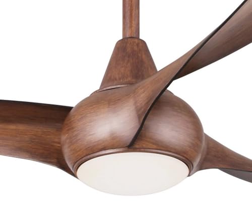 MINKA-AIRE F844-DK Light Wave 52 Inch Ceiling Fan with LED Light Kit, Brown Distressed Koa Finish