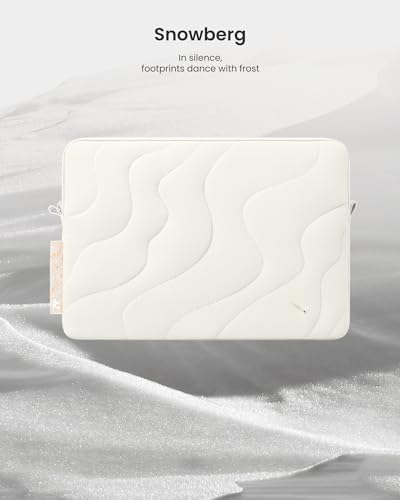 tomtoc 360° Protective Puffy Laptop Sleeve for 13-inch New MacBook Air M5/A3449 (2026), M4/A3240, M3/A3113, M2/M1 - Image 3