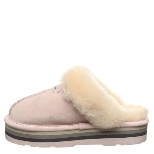 Image of BEARPAW Women's Retro Loki Slippers | Cozy Indoor & Outdoor Shoes, Warm Wool Blend Lining, Lightweight EVA Outsole, Indoor & Outdoor Comfort