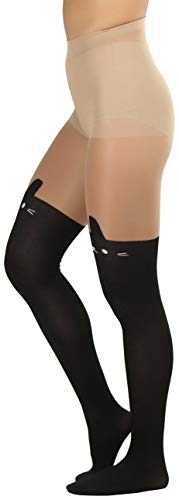 Image of ToBeInStyle Women's Cute Thigh High Printed Character Tights