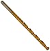 PACK OF 10, 3/32" TITANIUM COATED HSS DRILL BITS FOR WOOD, METAL & PLASTIC