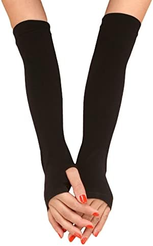 Verdusa Women&#39;s Arm Warmers Long Fingerless Gloves