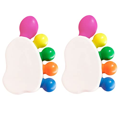 SHINEOFI 6 Juegos De Rotuladores Fluorescentes Para Pedicura Marcadores Pastel De Plástico Para Estudiantes Papelería