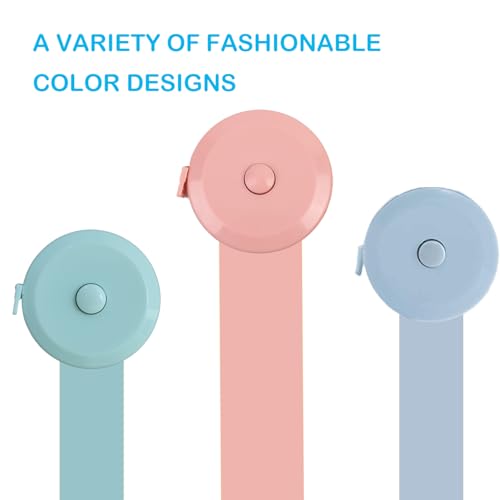 Body Measuring Tape, 8 Pack Tape Measure, 60 Inch Retractable Dual Side Mini Measuring Tape for Body Measurements, Sewing, Handwork, Crafts, Tailor