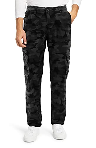 Men's Casual Multi Pocket Army Camo Trousers Classic Camouflage Cargo Pants