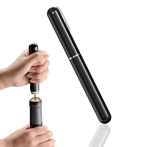 Tire-Bouchon à Pression, 1 pièce Pression Ti re-Bouchon, Tire Bouchon Pompe à Air, Tire-Bo uchon à Pre ssion D'air 7s Cork Pops Out, Idéal pour familles, les...