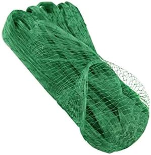 DIVCHI Garden Netting Kit 4M x 5M Heavy Duty Woven Mesh Reusable Bird Netting Protect Plants Fruits Trees Strong Against Animals Anti Bird & Deer Fencing Protection Green