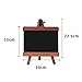 Tabletop Chalkboard Sign with Wood Tripod Stand,Black Acrylic Message Display Board for Wedding Party Events Buffet Restaurant Cafe Boutique