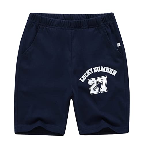 Toddler Boys Athletic Shorts Elastic Waist Cotton Boy Shorts Pull On Casual Pants with Pockets Prints Summer Outfits2