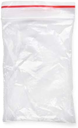 1000 Resealable Clear Plastic Bags, Plain Reusable Grip Seal Poly Plastic Storage Bags - Suitable for Auto Parts and Domestic Use (40 X 40 X 0.5MM)