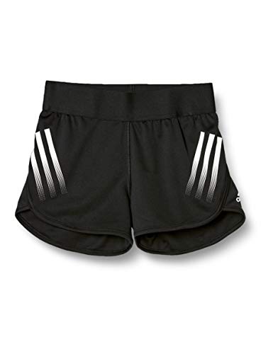 ショートパンツ キッズ エアロレディ 3ストライプス ショーツ JKV43 ブラック/ブラック/ホワイト 日本サイズ120 相当