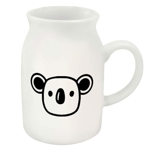 Azeeda 300ml 'Koala Face' Ceramic Milk Jug (MJ00005431)