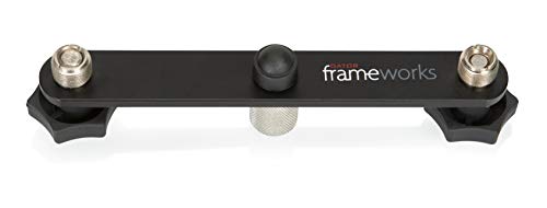 Gator Frameworks 1-To-2 Mic Mount Bar With Standard 5/8-Inch Thread Suitable For Most Microphone Stands Boom Arms (Gfwmic1To2) #TOP1