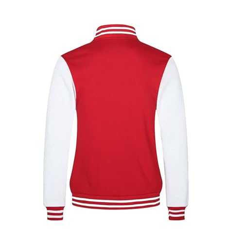 Mens Letterman Jacket Button Down Color Block Jackets Fashion Vintage Classic Varsity Jacket3