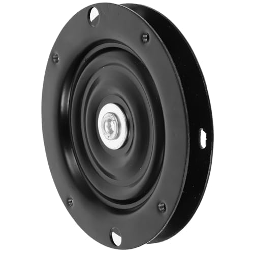 Acier noir robuste pour plaque pivotante 6 pouces de fauteuil