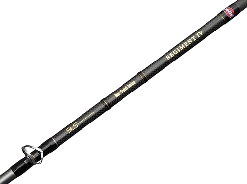 Penn Regiment IV Boot Reise Rute, Salzwasser Angler Fischen Seefisch Kabeljau, Aal, Barsch, Seelachs, Makrele, Hai, Starke Leightweight & Vielseitig, Silber, 2.28m Schnell Beidhändig Rute