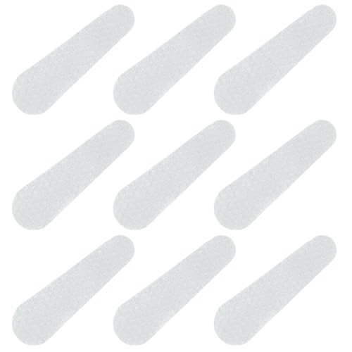 GOMAKERER 48 piezas de correa de bolso con almohadilla antideslizante, tira adhesiva de agarre, almohadilla adhesiva de silicona transparente antideslizante, etiqueta de correa de bolso para bolso de