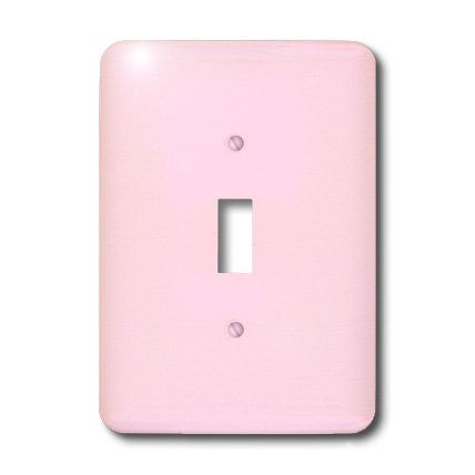 Tapa de interruptor de luz decorativa en color rosa brillante de 3dRose
