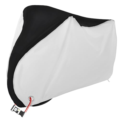 Housse de Vélo, Baogaier Housse Protection de Bicyclette Couverture Universelle Etanche avec Trous Anti-Vol & Sac de Rangement pour vélo de Montagne, Jusqu’à 29 Pouces VTT VTC Moto ATV, 200X70X110cm