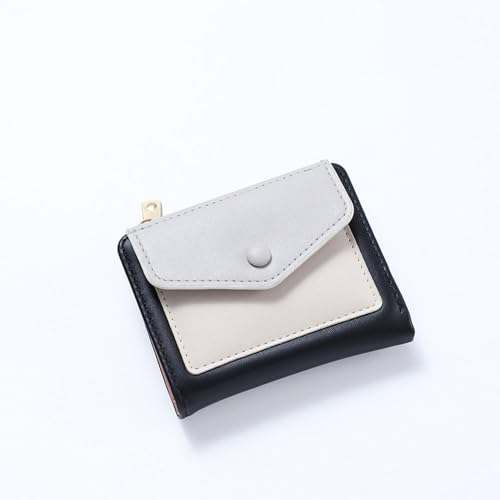 Mini Wallet Women's Fashion Wallet Short Mini Wallets Zipper Clutch Small Multifunctional Document Storage Bag