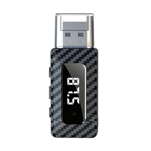 Transmisor mini USB FM02 con Bluetooth 5.3 para coche, con pantalla LED, manos libres, para coche, kit de radio FM
