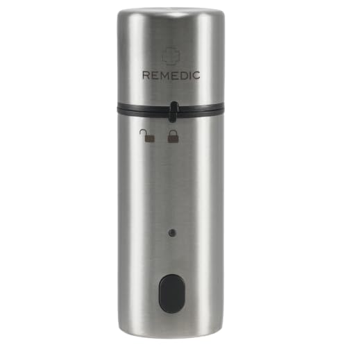 Remedic Electric Pill Crusher & Grinder – Rechargeable One-Touch Design | One-touch operation. Portable rechargeable design. Grinds tablets into fine powder for easy use.